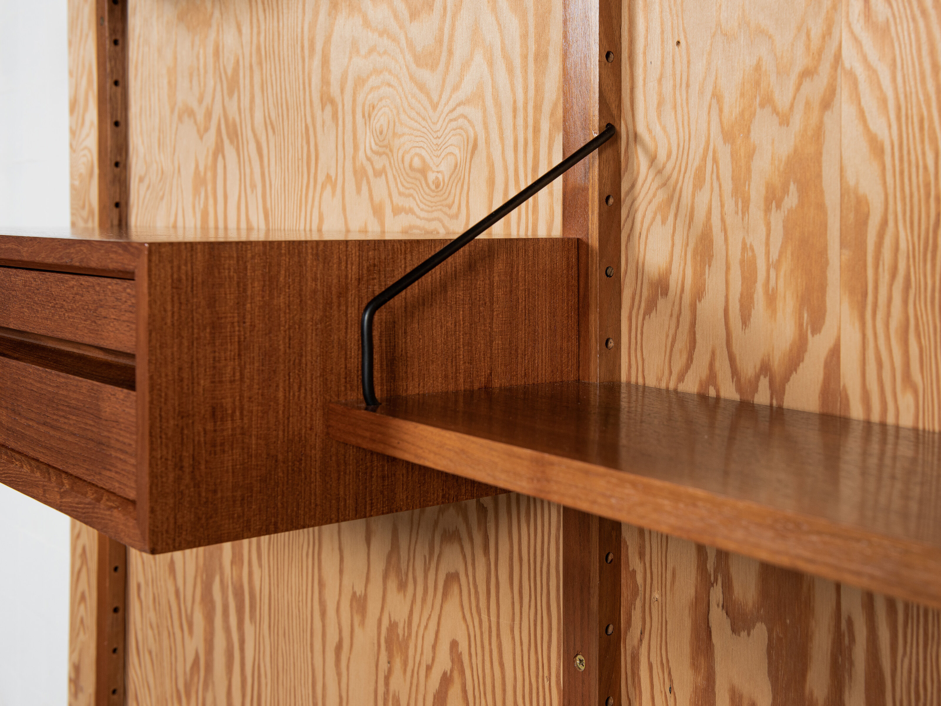 Midcentury Danish Royal wall system in teak by Poul Cadovius 1960s