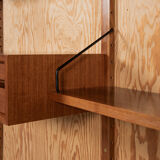 Midcentury Danish Royal wall system in teak by Poul Cadovius 1960s