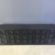 Vintage black brutalist sideboard, 1970s.