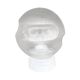 Glass industrial wall lamp, DZPE, Poland, 1970s.