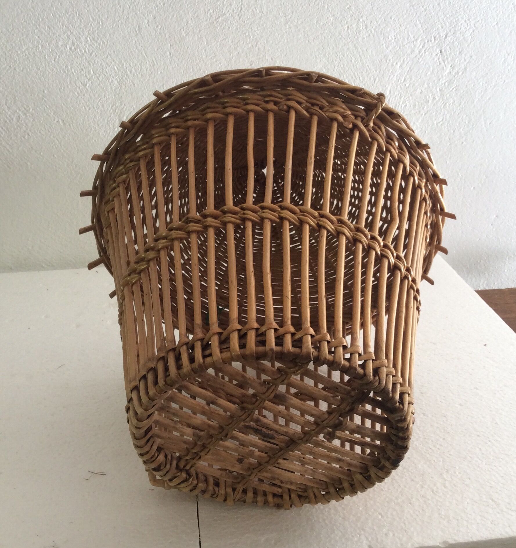 Rattan bird cage