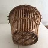 Rattan bird cage