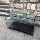 Glass coffee table