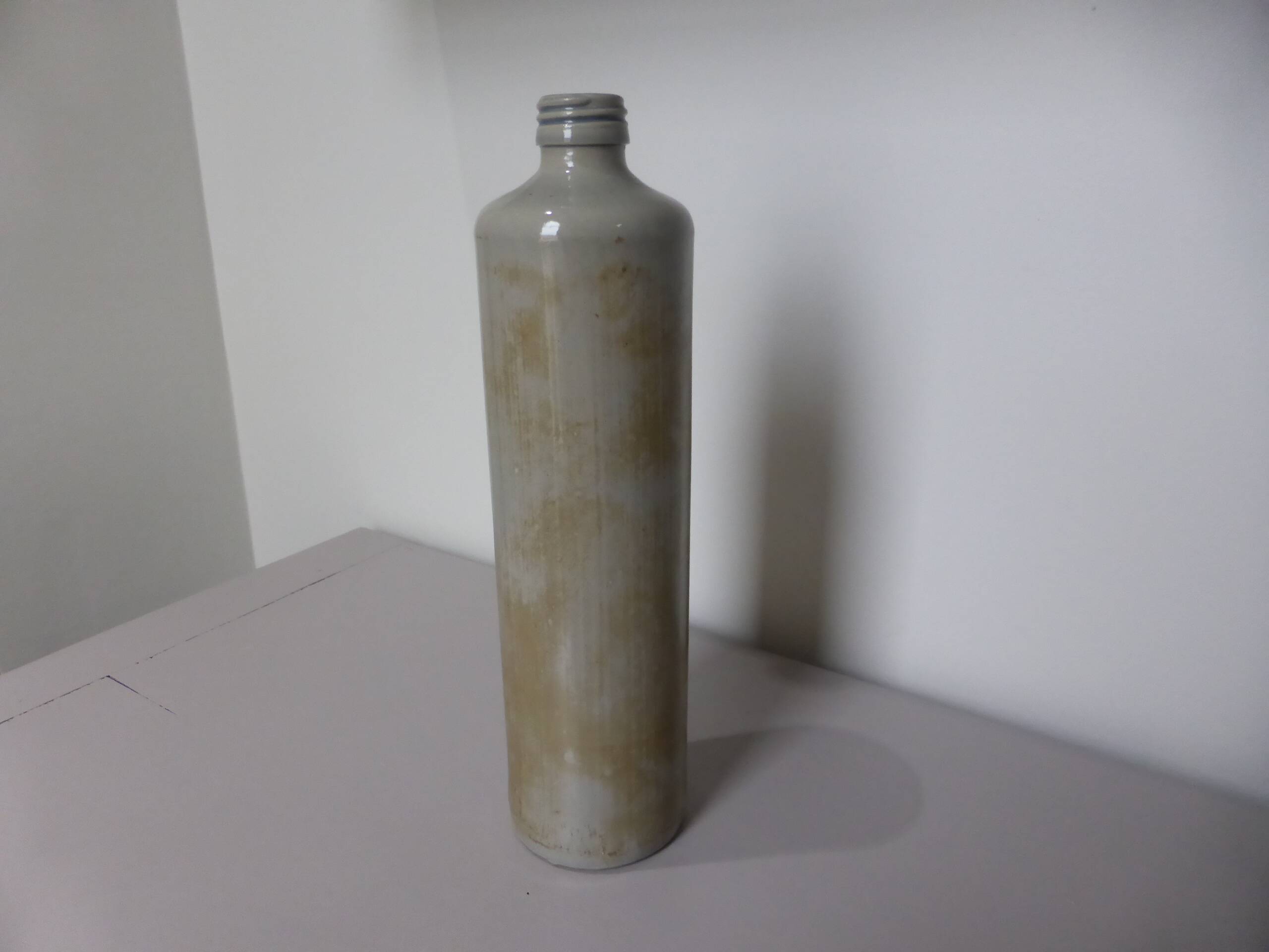 Vintage glazed stoneware bottle 231134