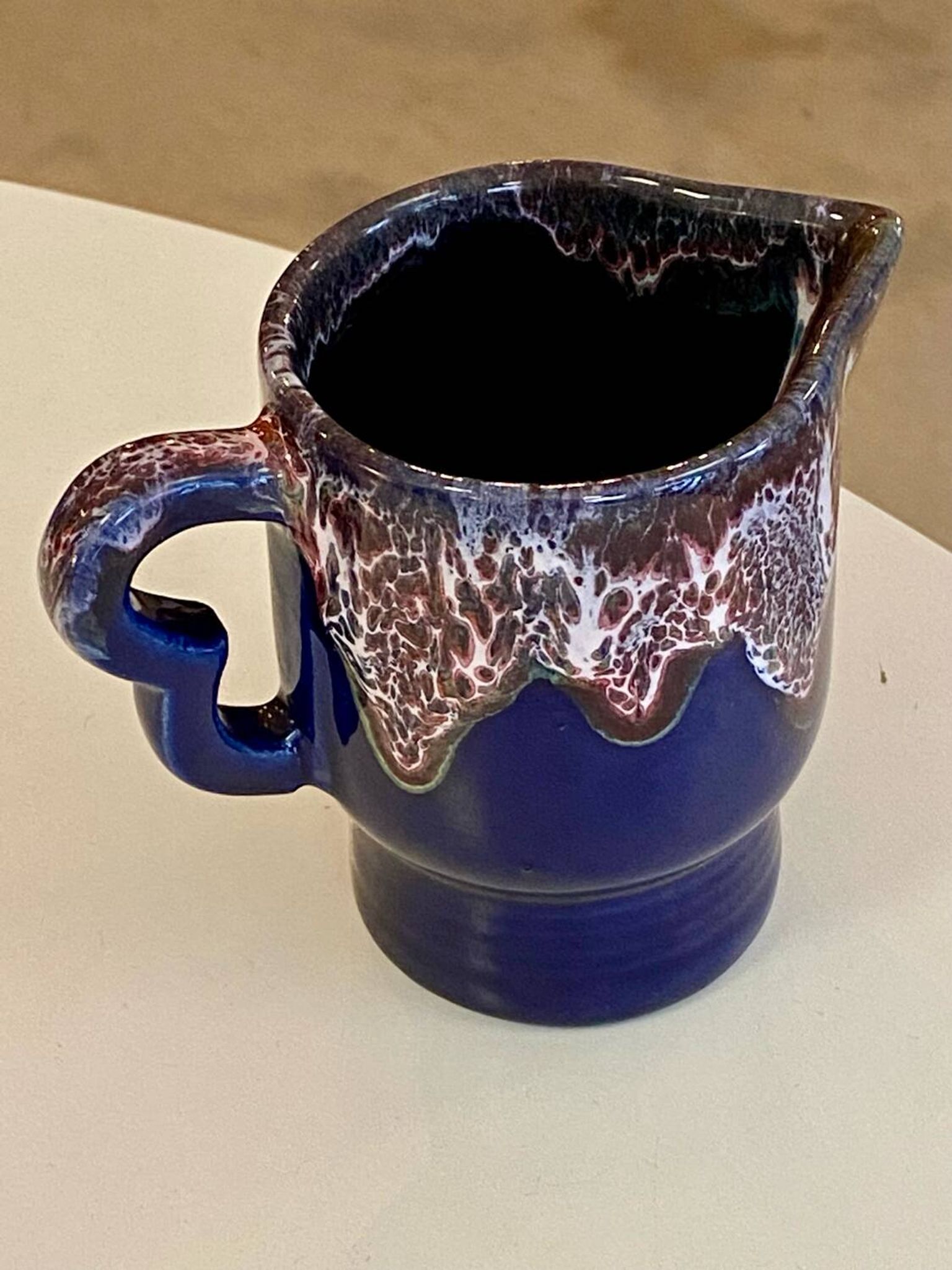 Pot à lait Vallauris bleu