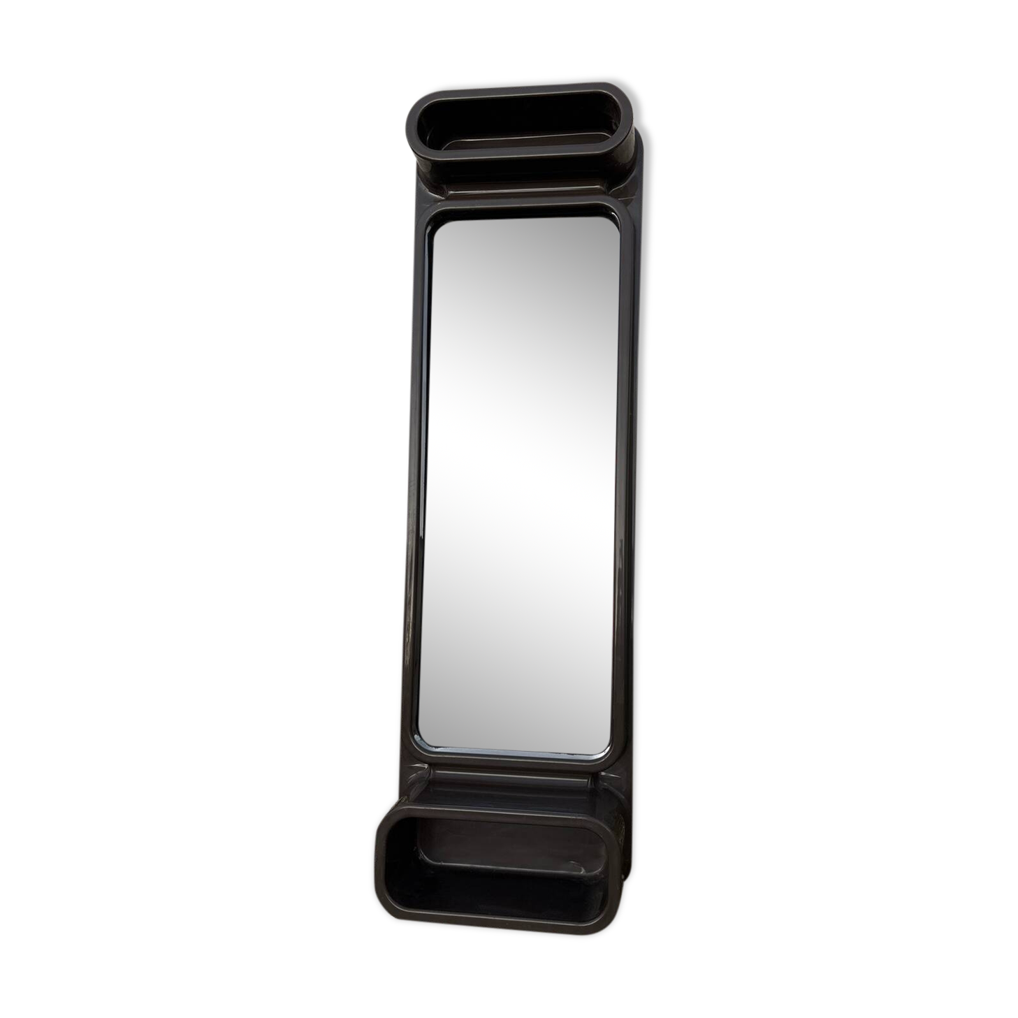 Vintage thermoformed plastic mirror