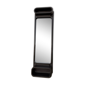 Vintage thermoformed plastic mirror
