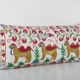 Vintage embroidered cushion cover 46x97 cm