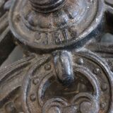 White marble bistro table