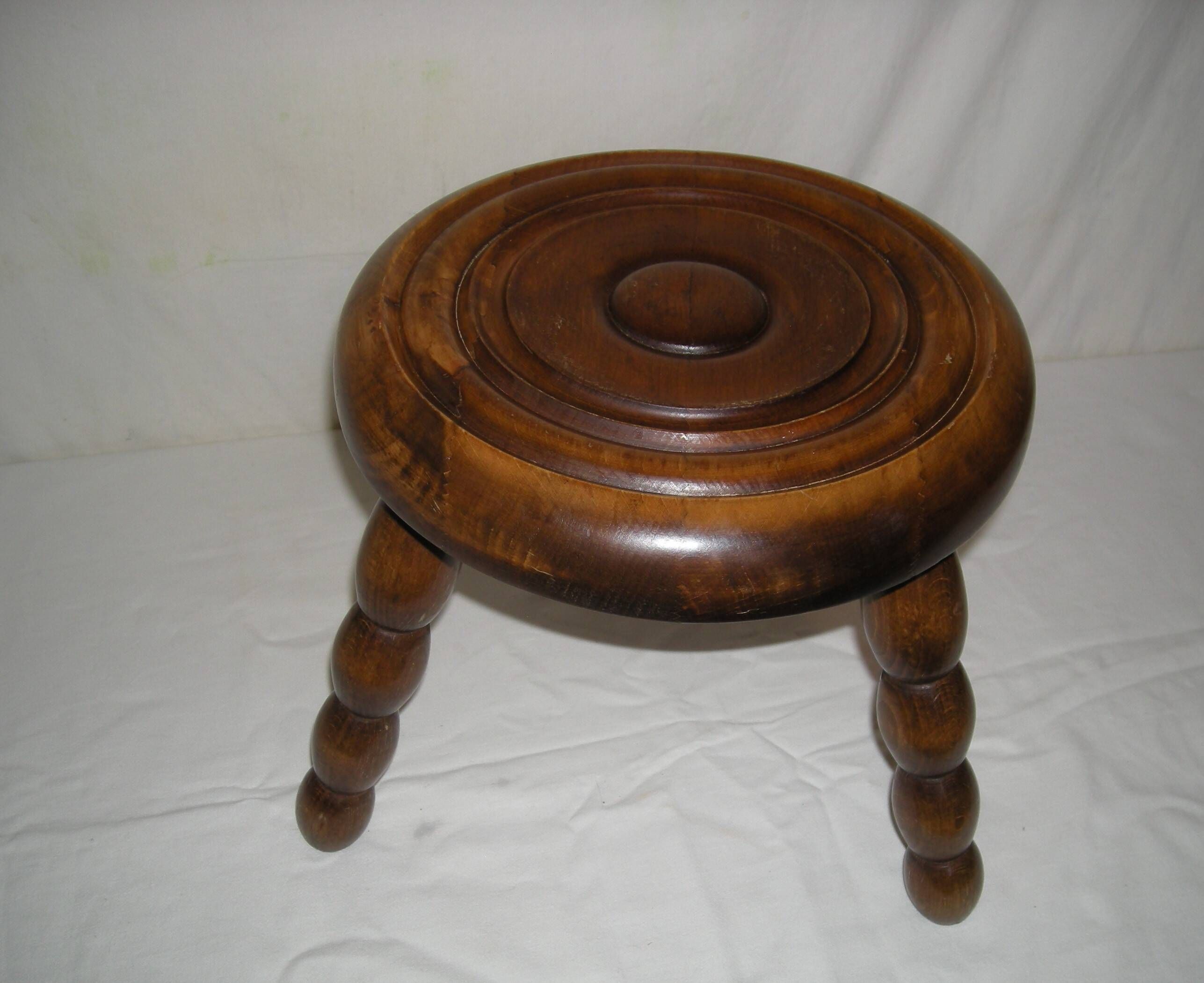 Tripod wooden coffee table