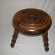 Tripod wooden coffee table