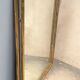 Mirror golden brass Italy 70s 91x66cm