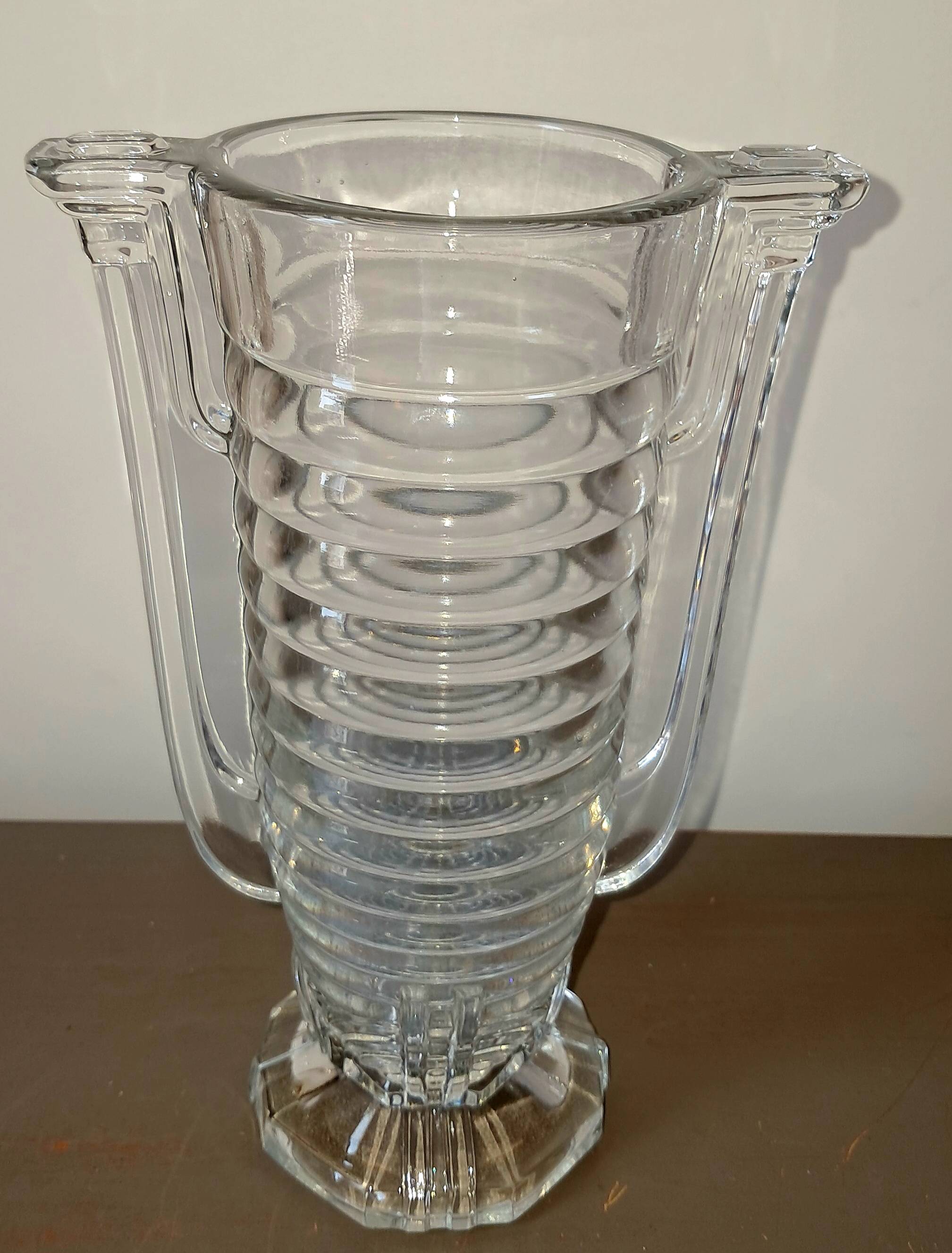 Marcelle vase, Val Saint Lambert. Art Deco