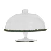 Plat présentoir à pâtisserie avec sa cloche