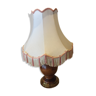 Classic wooden lamp