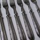Antique Mappin & Webb silver plated dessert or dessert forks