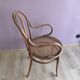 Thonet armchair in wood and cane, 1900