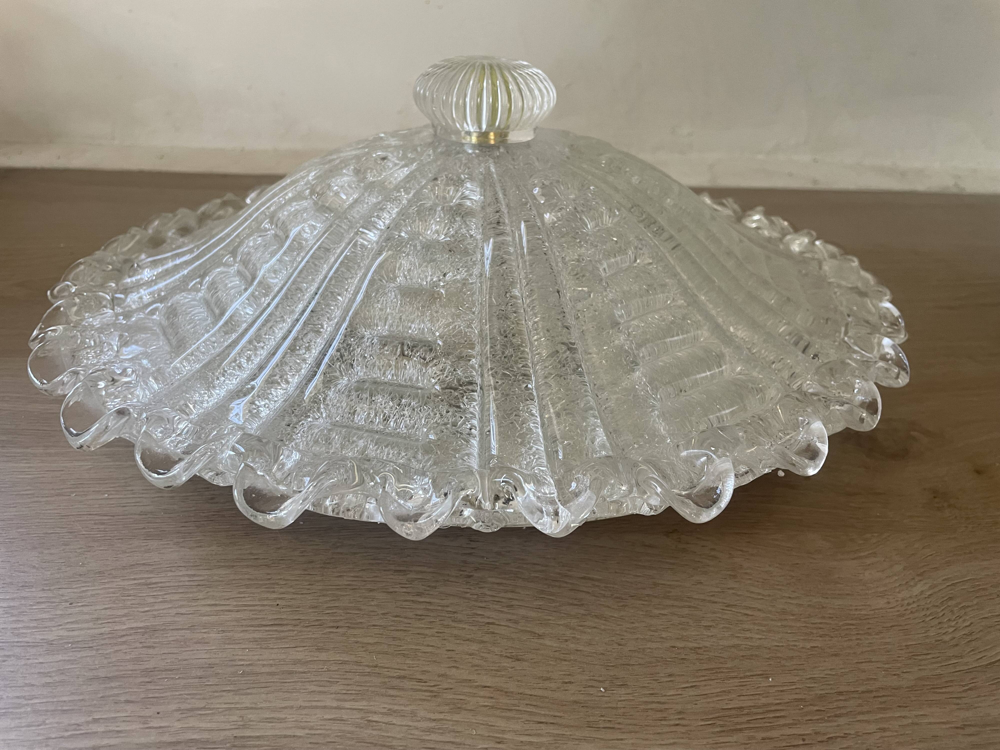 Murano-style glass ceiling light 36cm
