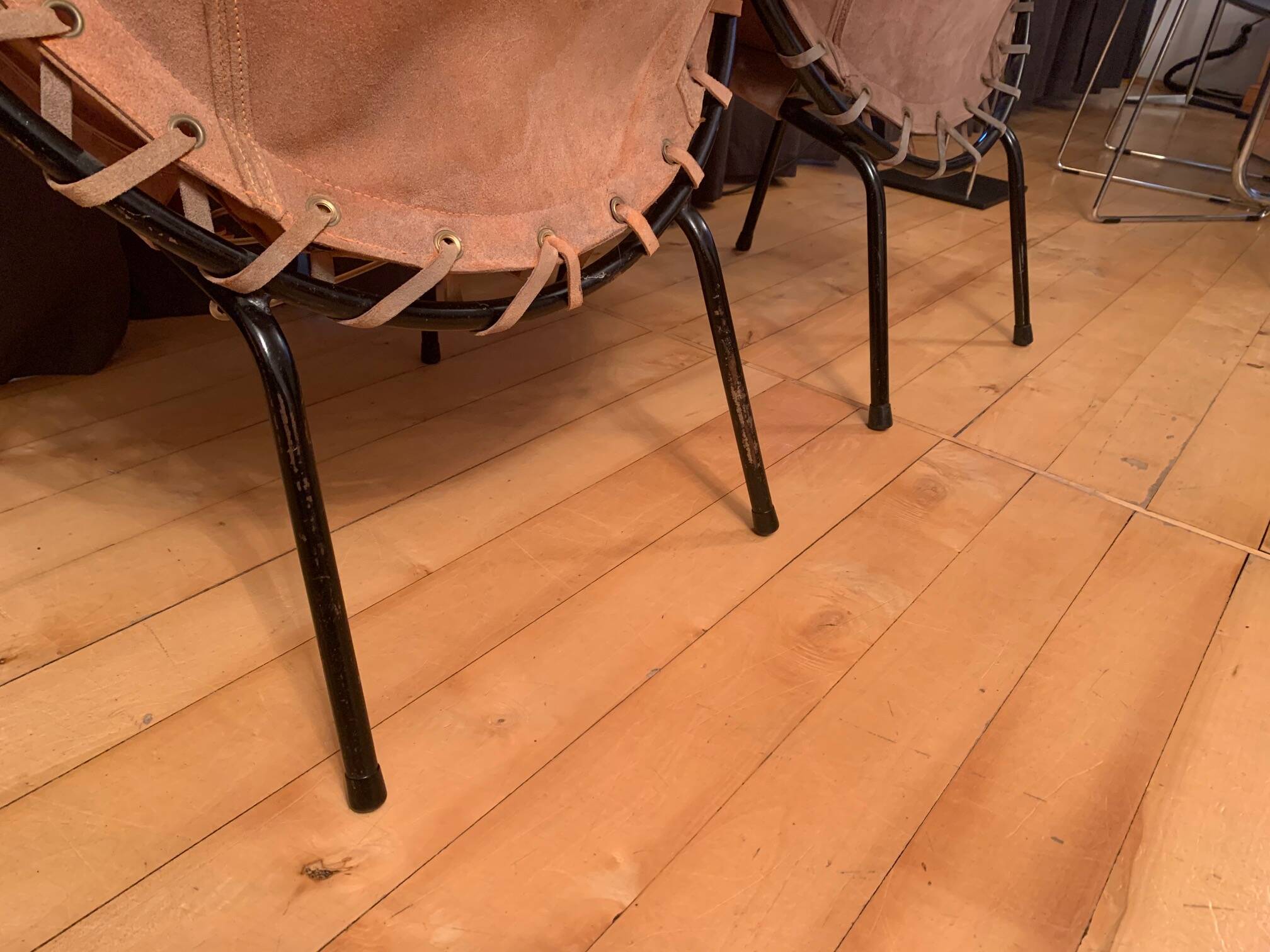 Pair of armchairs designed by Lusch Erzeugnis, Lusch & Co, Germany, 1960s