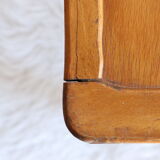 Bistro chair of the 50s in patinated wood