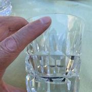 Cristal saint-louis service of 8 whisky and/or cocktail glasses manhattan