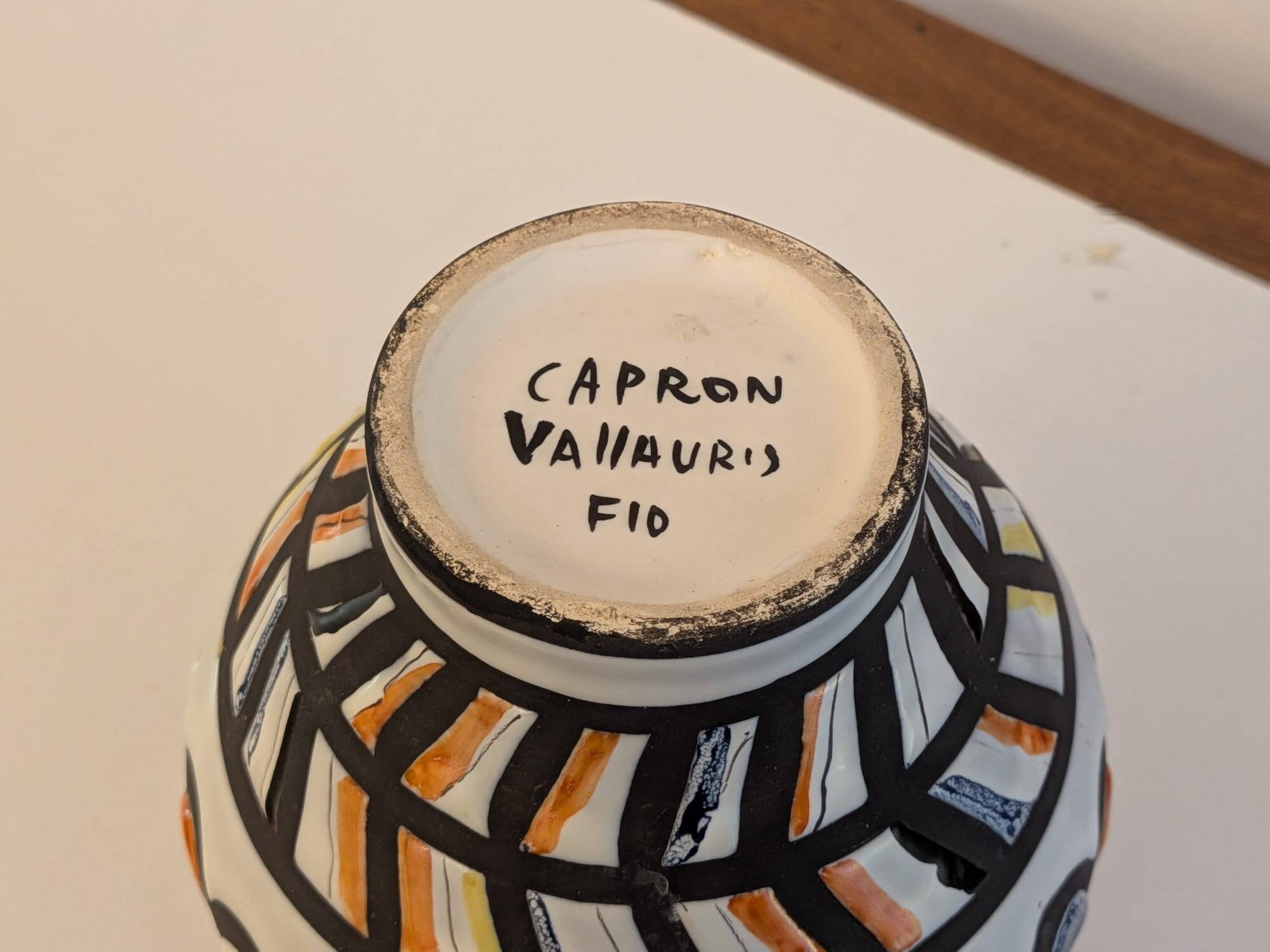 Diabolo vase by Roger Capron