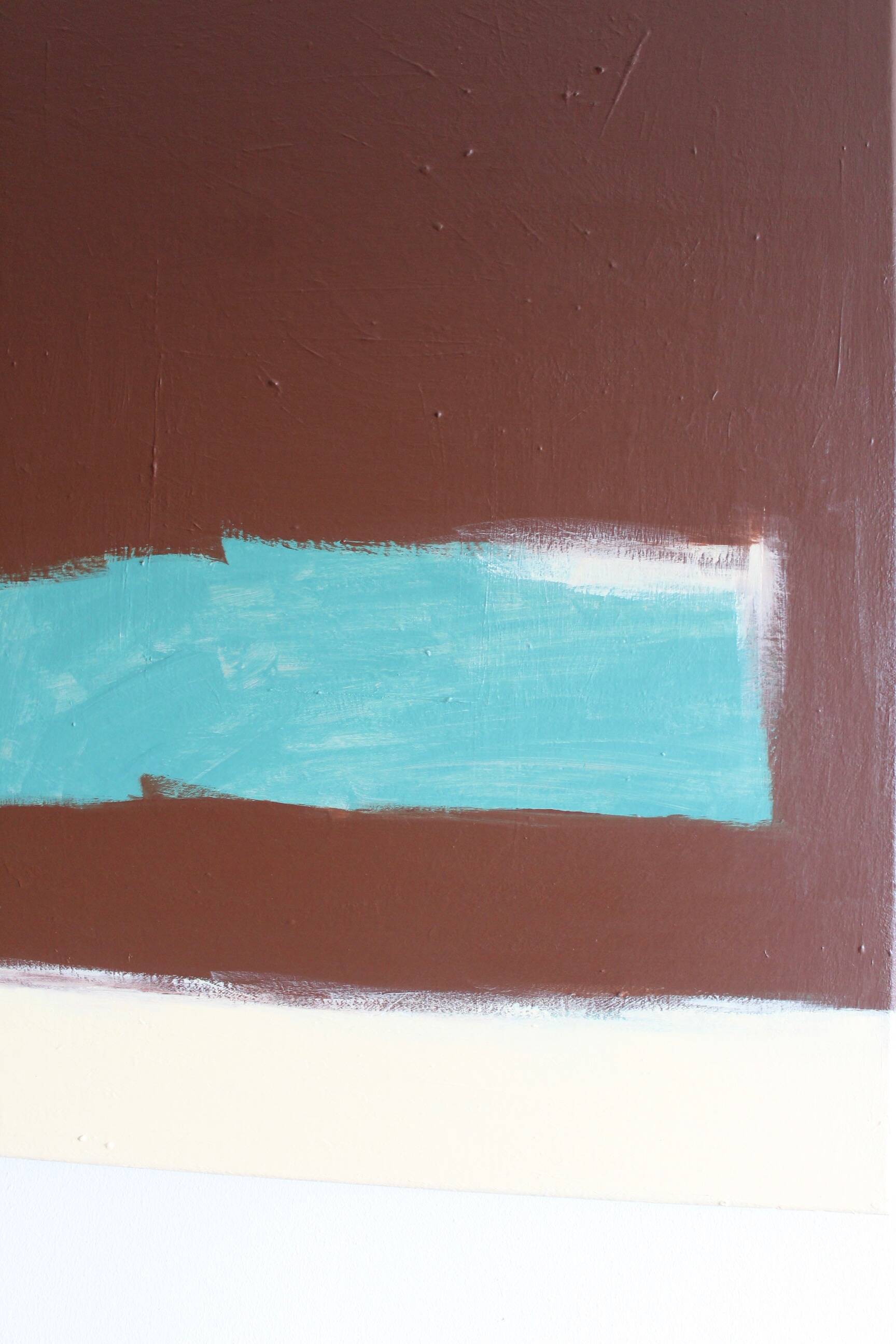 Minimalist abstract painting "garden thoughts"