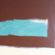 Peinture abstraite minimaliste "garden thoughts"