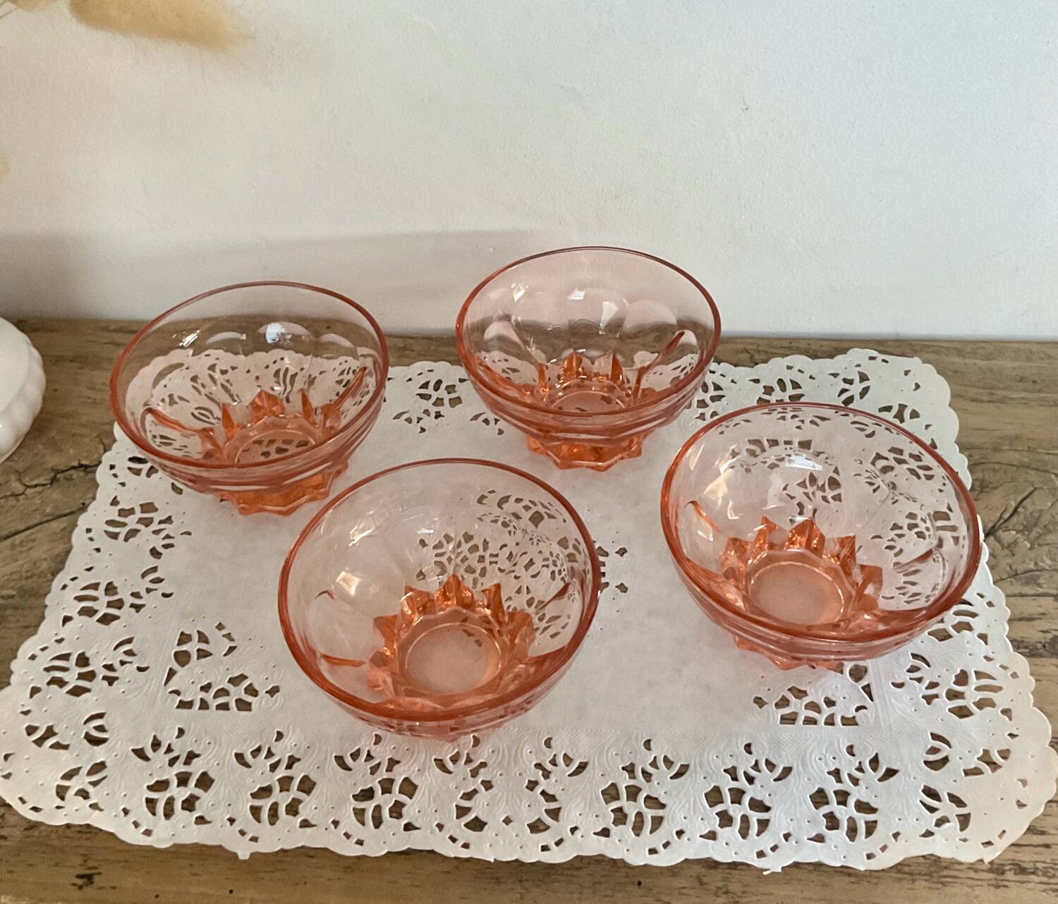 4 Rosaline champagne glasses