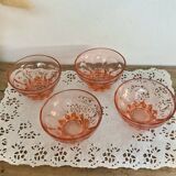 4 Rosaline champagne glasses