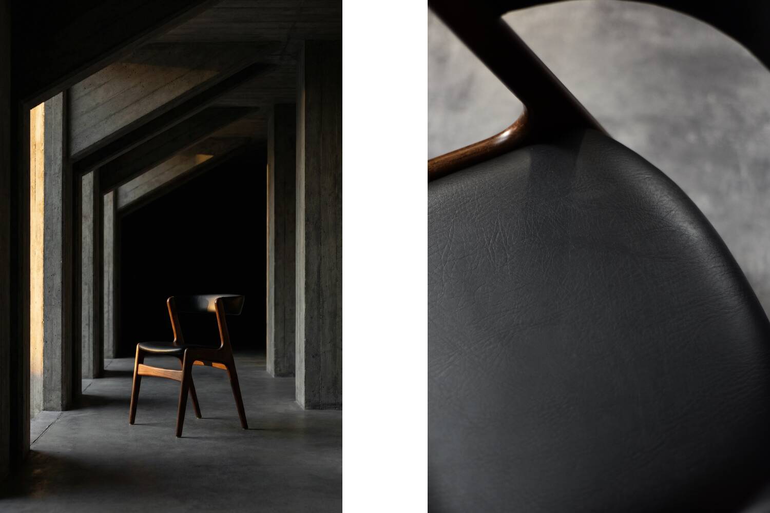 Mid-Century Danish Modern Teak Office Chair Model Fire by Kai Kristiansen