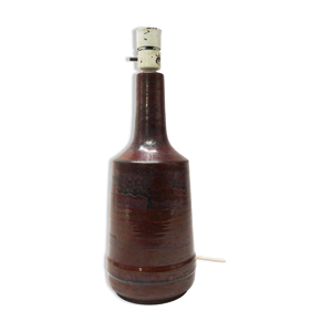 Lampe scandinave en céramique - sang boeuf