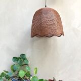 Wicker suspension tulip shape