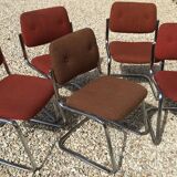 Lot of 5 chairs 1970