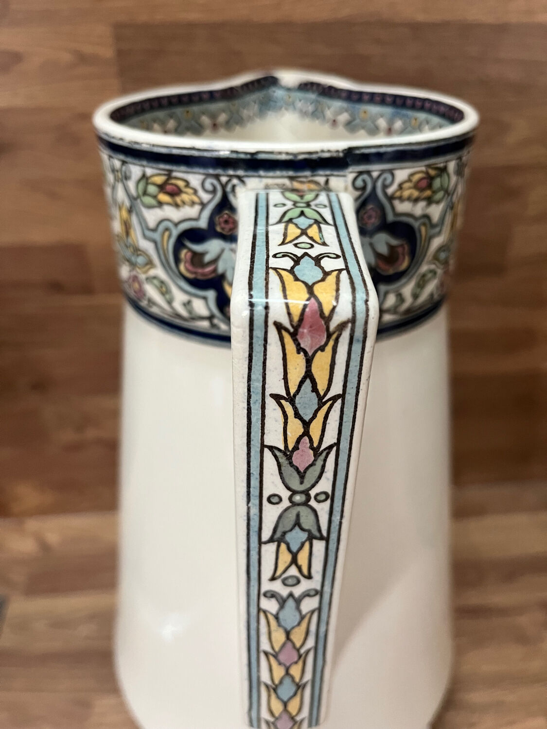 Broc in earthenware Sarreguemines Tunis