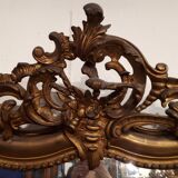 large mirror gilded fireplace eighteenth style