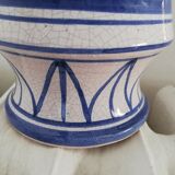 White and blue XXth albarello