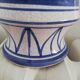 White and blue XXth albarello