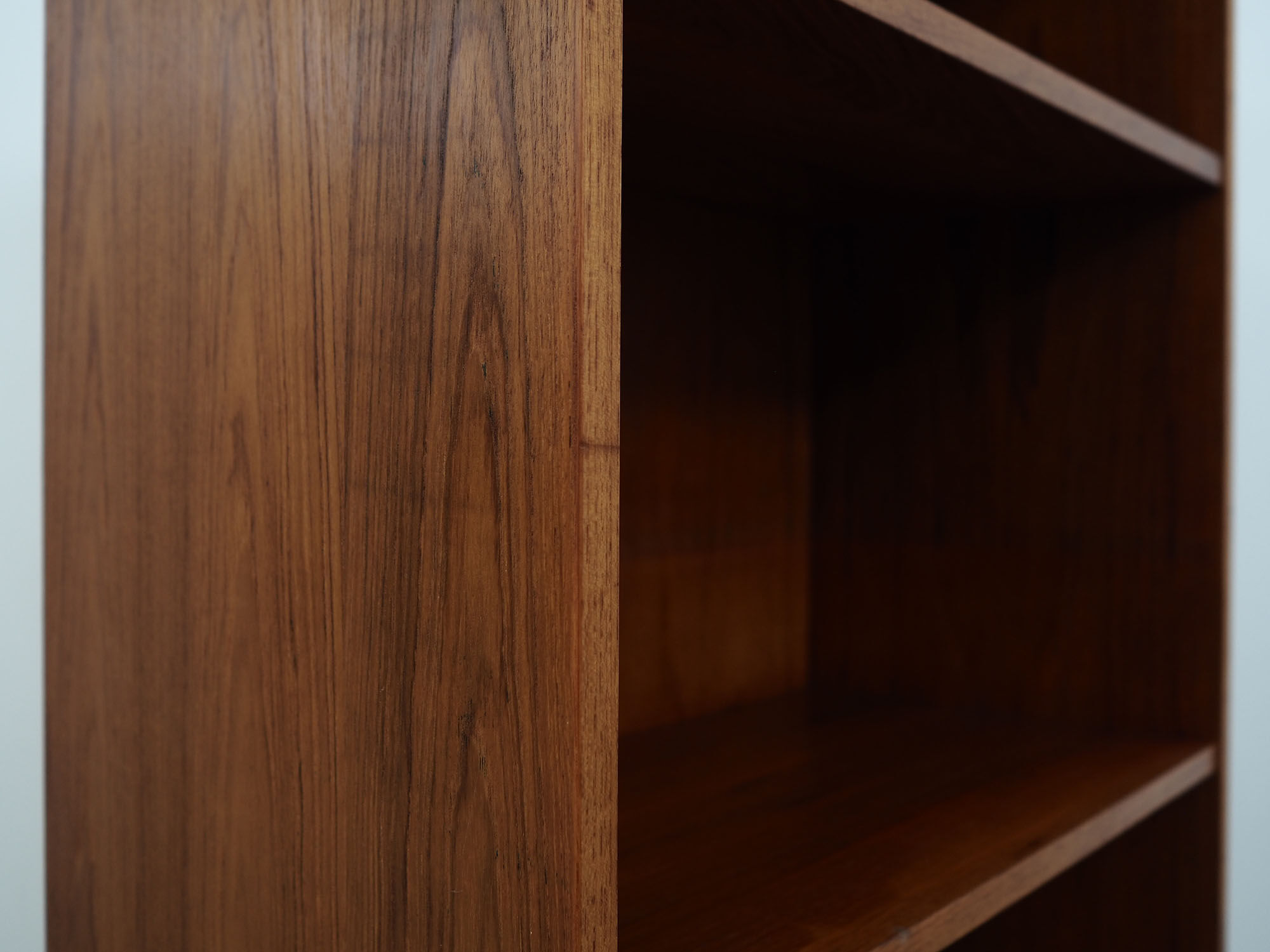 Teak bookcase, Danish design, 1970s, manufactured by Domino Møbler