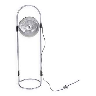 Space age floor lamp, andre ricard, metalarte, 1970s