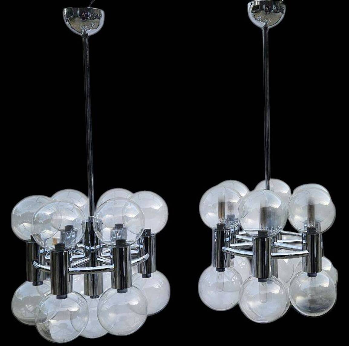 Paire de lustre Moto ishii