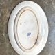 Sarreguemines oval dish in blue ironstone, "Carmen" service