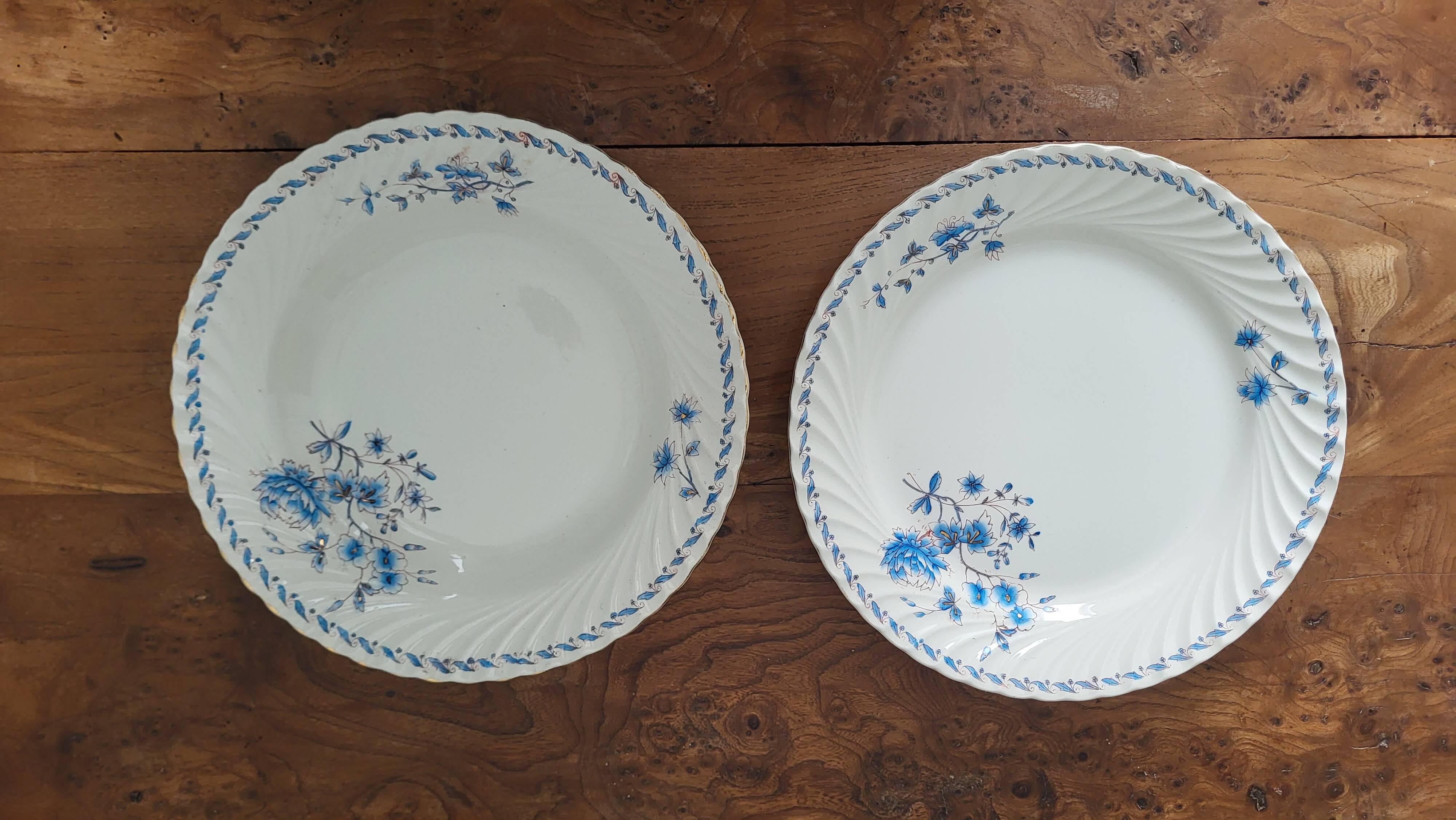 Petrus Regout 19th century dinner service 115 pieces