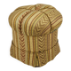 Art Deco Stool Friedrich Otto Schmidt, Pouf, Original Condition, Vienna, 1920s