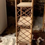 Rattan shelf