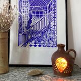 Accolay stoneware lamp