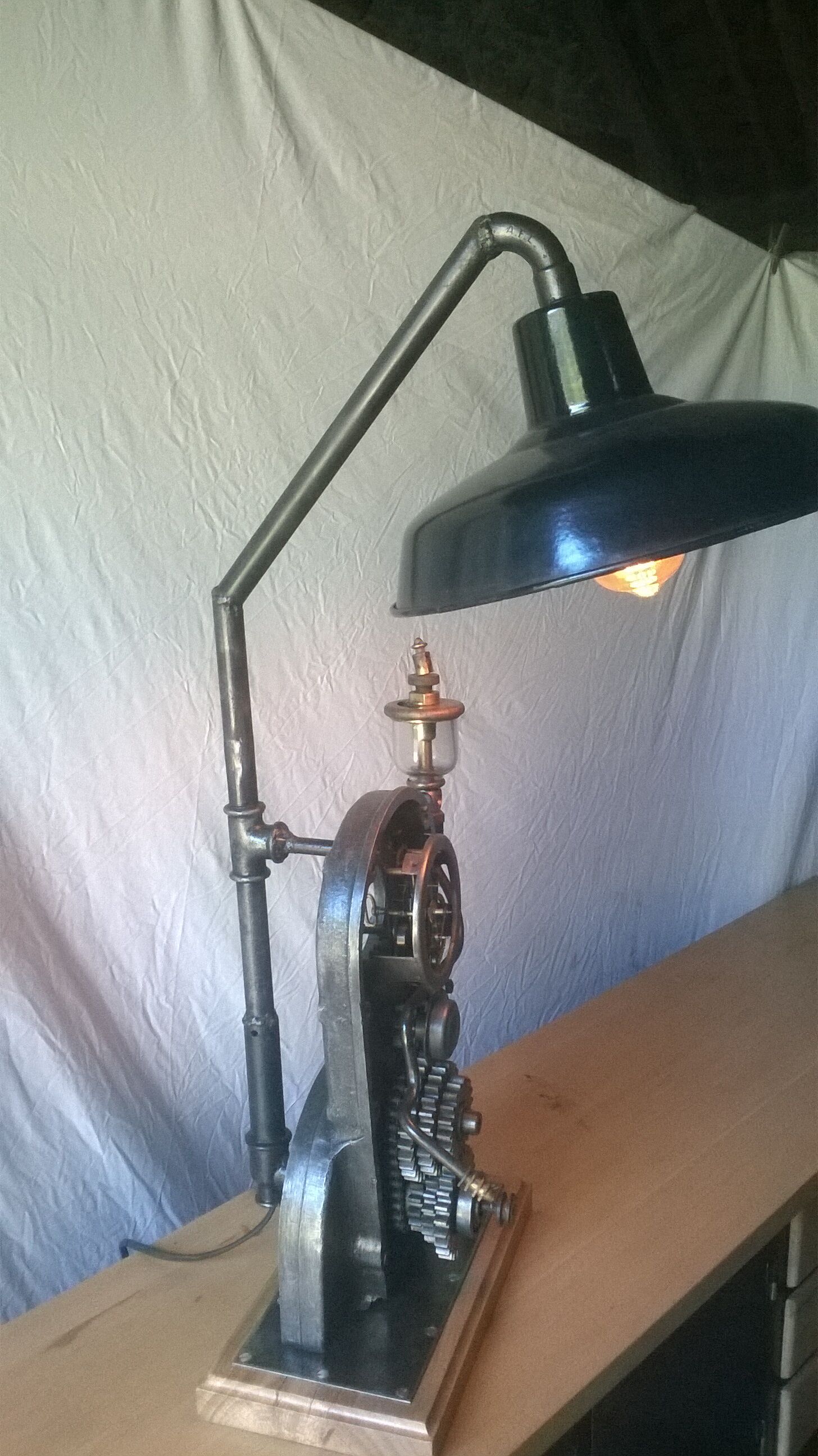 Steampunk lamp