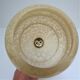 Applique porcelaine laiton et verre de Clichy jaune vanille
