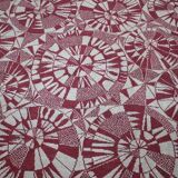Rare design organic abstract geometric carpet/rug, 1960s