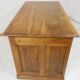 Coffered walnut desk
